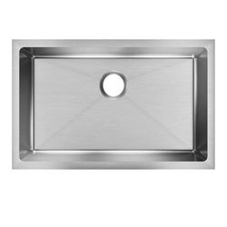 Elkay Crosstown Undermount Stainless Kitchen Sink 30 *18*10 Single Basin +Drain