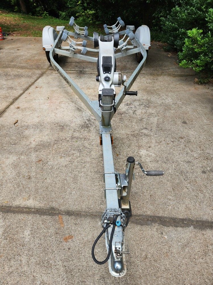 Ezloader Galvanized Roll On Boat Trailer