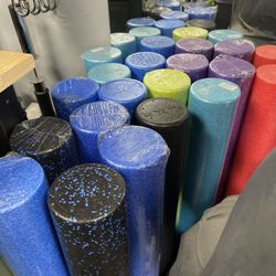 🔴FOAM ROLLERS🔵SPORTS FITNESS WORKOUT GYM EQUIPMENT 