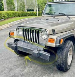 Jeep Wrangler TJ stock bumpers