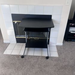 Small Black Office Desk