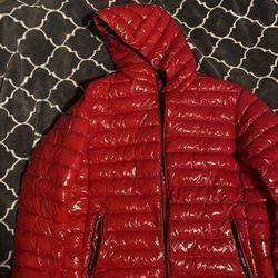 Red Calvin Klein Puff 