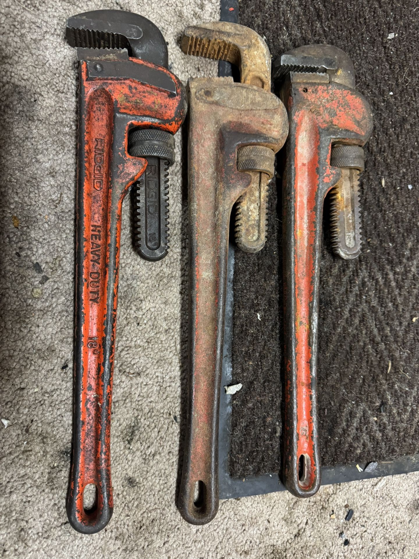 Various Pipe Wrench’s