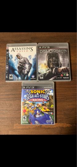 PS3 Video Games PlayStation 3 Sonic Assassins Creed