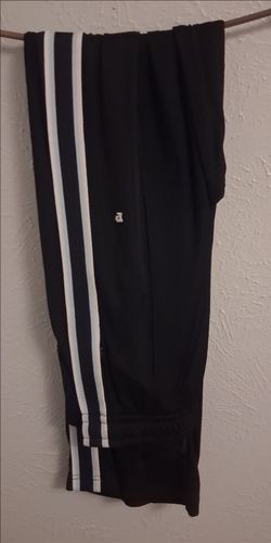 VICTORIA'S SECRET PINK FLEECE ACTIVE TRACK LOUNGE SWEATPANTS JOGGER STRIPED XS
