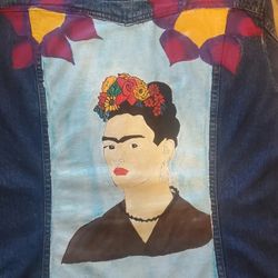 Hand Painted Frida Jacket