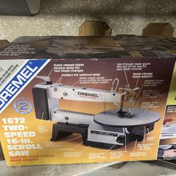 New Dermel 16” Two Speed Scroll Saw