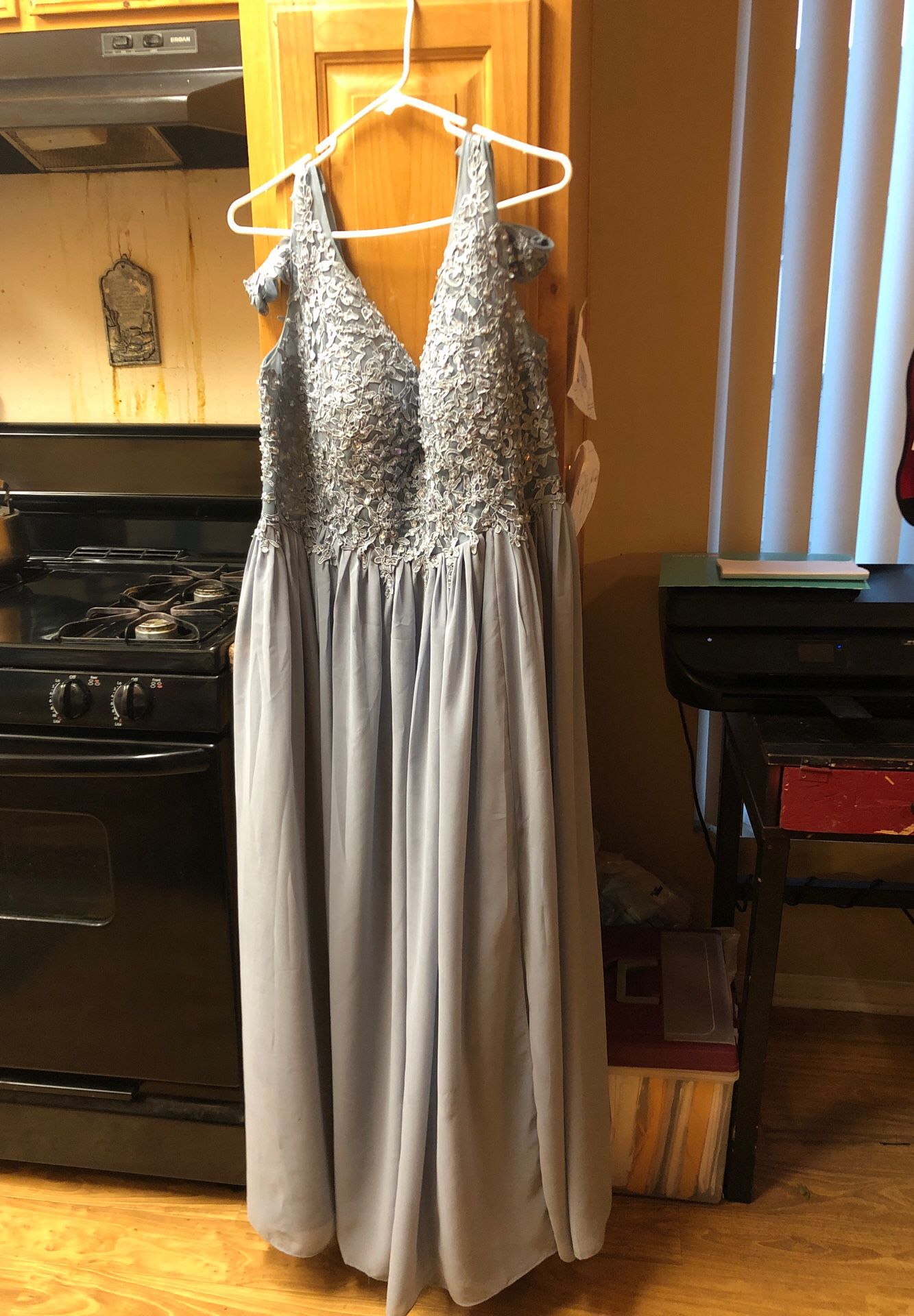 Dusty blue dress size 16