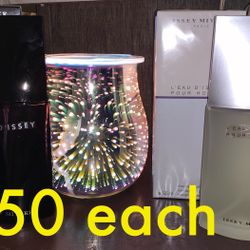 Issey Miyake Men’s cologne. Two Different Kinds $50 Each