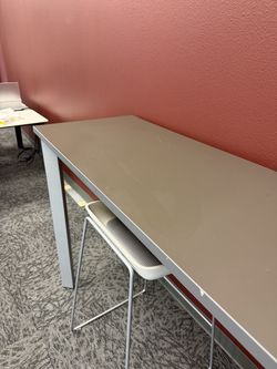 Tall Grey Tables