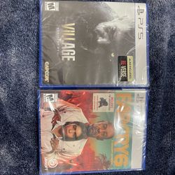 Resident Evil Village & Farcry 6 PS5 Games