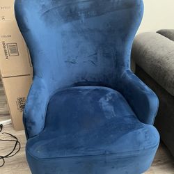 One Seater Velvet Couch Sofa 