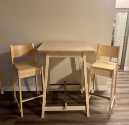 Table and chairs