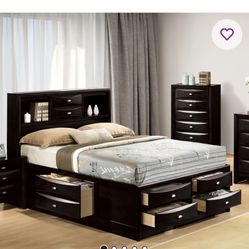 King size Bed with Storage