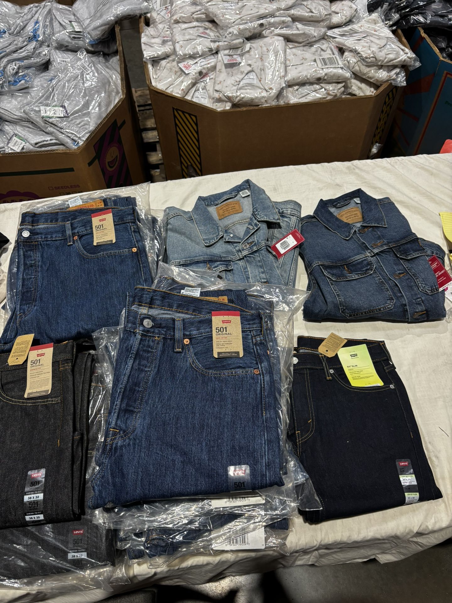 Levi’s 501 Jeans And Jean Jacket