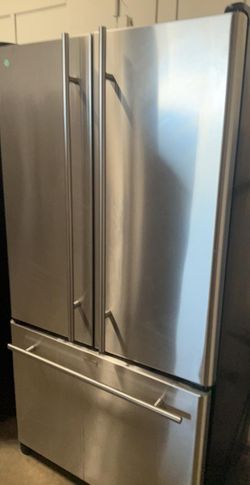 Kitchen Aid 3-Door Stainless Steel Fridge
