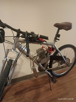 Motorized Gas-Powered Mountain Bike