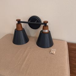 New Blue Wall Lamp Whit 💡 ( Only One / Hardwired) 