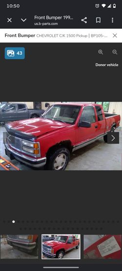 OEM front bumper
