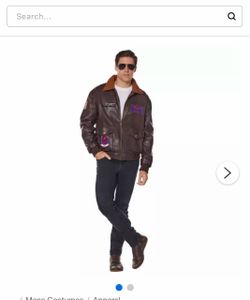Top Gun Men's Bomber Jacket Costume