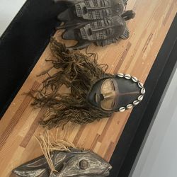Set Of African Masks