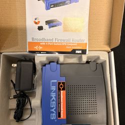 LINKSYS BROADBAND FIREWALL ROUTER W/4-PORT SWITCH / VPN ENDPOINT