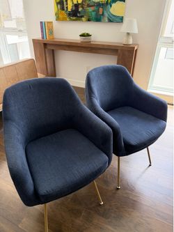 Blue Dining Chairs (set of 4)
