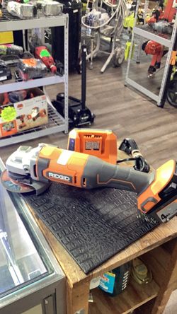 RIDGID Angle Grinder with Charger 18volts