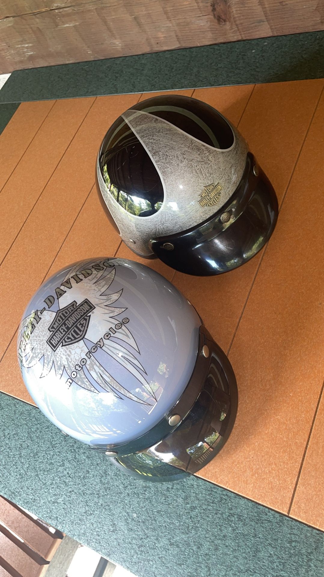 Couples Harley Helmets 