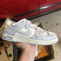 Offwhite Dunk low lot 49 Sz. 10.5