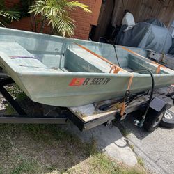 Jon Boat And Trailer 