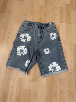Blue denim tears jorts size small 50$
