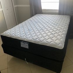 Full Size Mattress Double Sided Of 10 Inches Thick New From Factory With its Plastic Also Available in Twin, Queen or King Same Day Delivery 🚚 