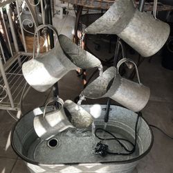 Galvanized Farmhouse Fountain 