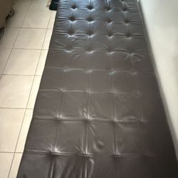 Italian Leather Chair/ Bed 