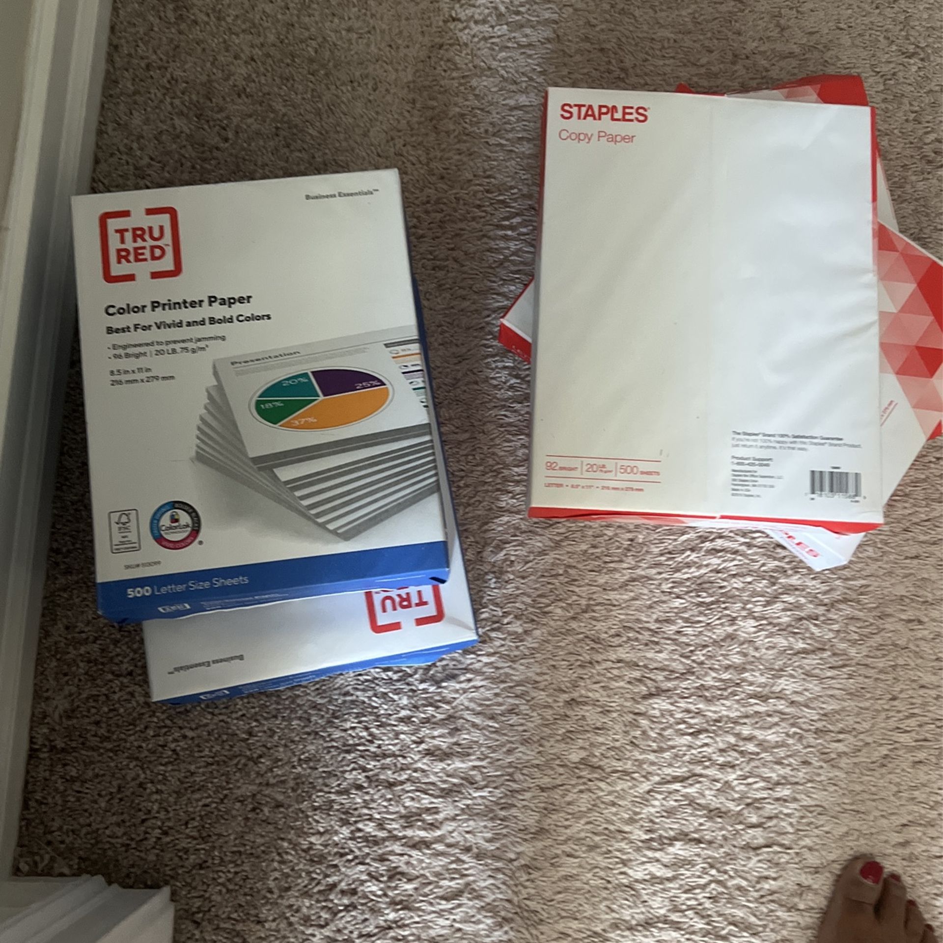 Color printer and copy paper for sale