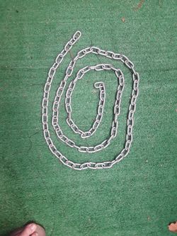 10 ft Heavy Duty Solid Steel Chain - 1.5" Link