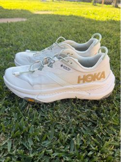Hoka One One Women's Transport GTX 1133958F FTRS White Hiking Shoes Size 7.5B