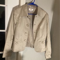 Talbots Ladies Khaki Blazer