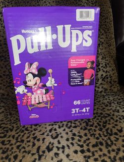 Box of 66 pull-ups size 3T-4T $25 firm on price