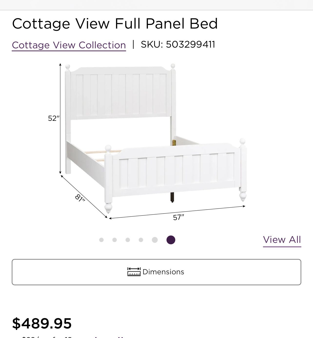 Twin And Full Bed Frame White Wood
