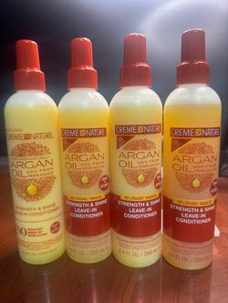 $5 each Creme of Nature Argan Oil Leave-In Conditioner