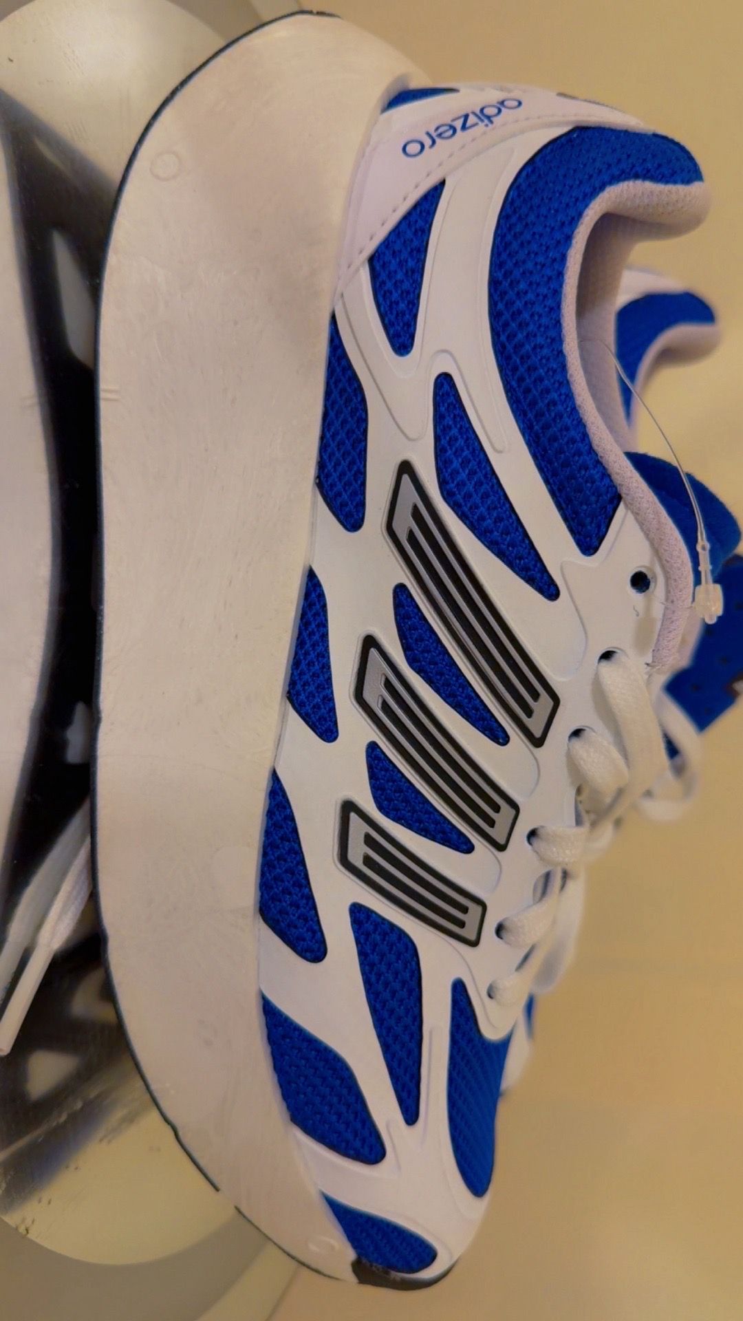 Adidas Adizero Blue/White Running Sneakers – Lightweight Athletic S
