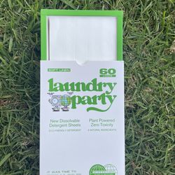 Eco-Friendly Laundry Detergent Sheets - 60-Pack