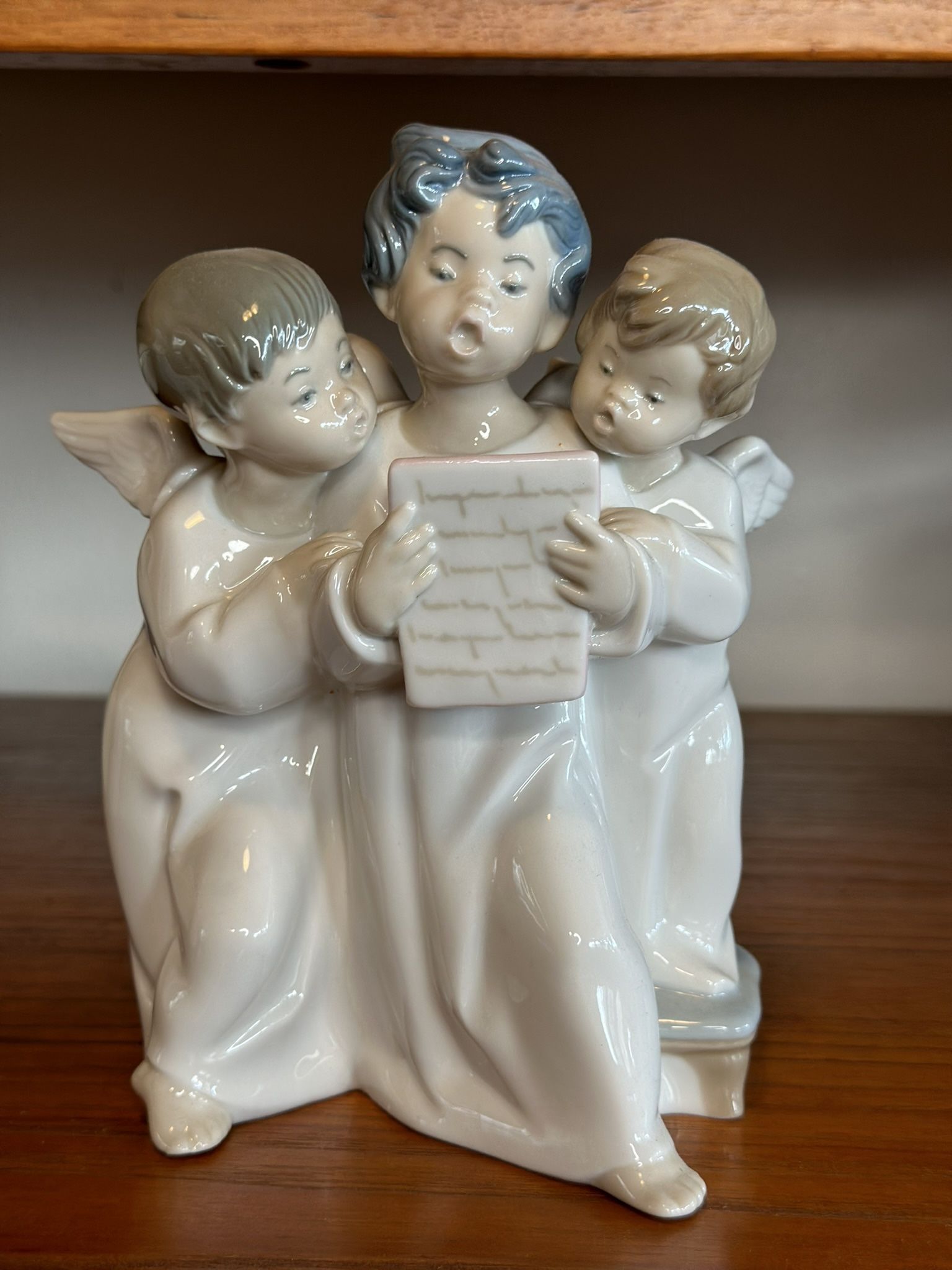 Lladro Angel Choir Singing Angel's Group Figurine