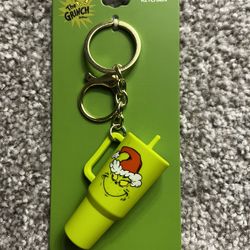 Dr. Seuss The Grinch Keychain - Green and Yellow
