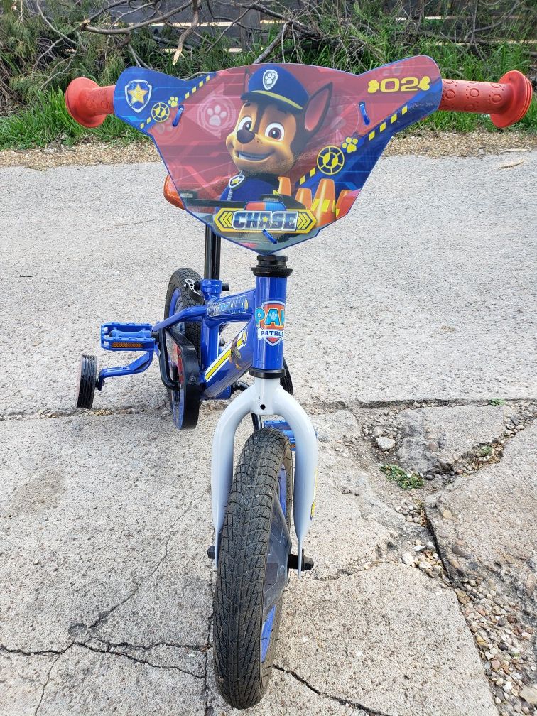 12" Nickelodeon Paw Patrol Chase Bicycle, Blue