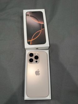 UNLOCKED iPhone 16 Pro 512gb Desert Titanium AT&T T-MOBILE VERIZON ANY CARRIER