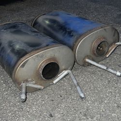Aftermarket Car Muffler pair (2 Pieces)