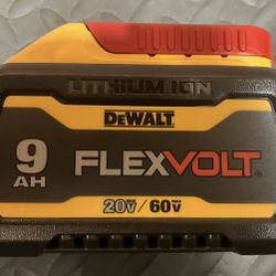New DeWalt 9AH Flexvolt Battery